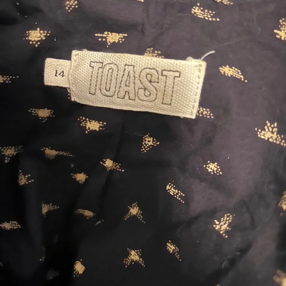 Toast - Chic Navy Double-Breasted Women's Pea Coat (?UK 14, fits like US 10) - Picture 2 of 6